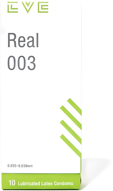 EVE Real 003 남성용 콘돔, 10개입, 1개