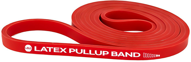 레토 라텍스 턱걸이 풀업 운동밴드 LSW-P02, 레드, 1개