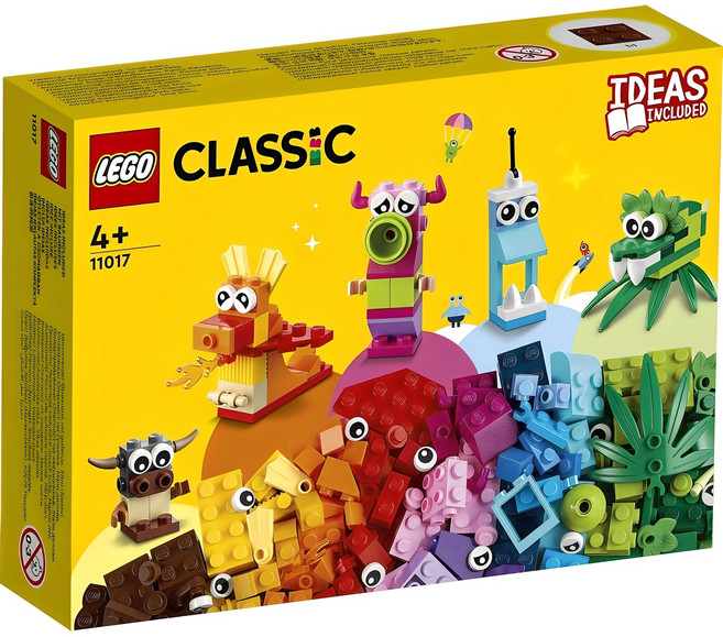 레고 클래식 창의적인 괴물들 11017, 혼합색상, 1개