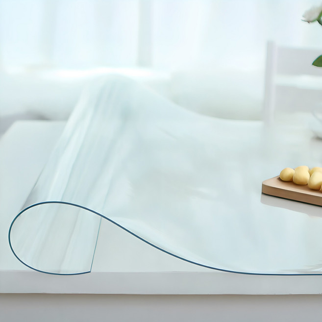 올준 PVC 테이블 매트, 투명, 120cm x 60cm x 1mm, 1개