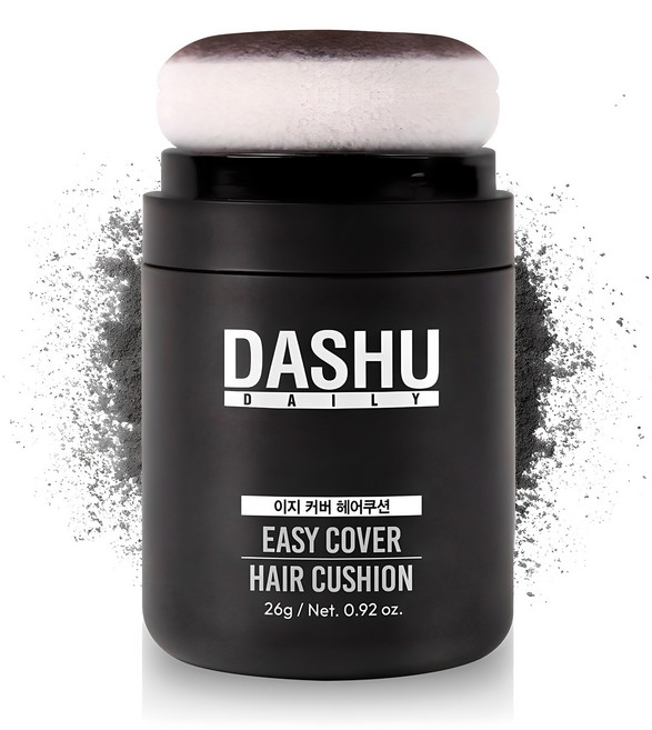 다슈 데일리 이지 커버 헤어쿠션 26g, 내추럴블랙, 1개