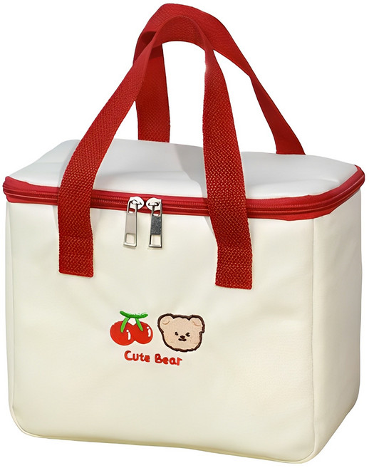 히즈플랜 귀여운 곰돌이 보냉가방, B타입, 1개