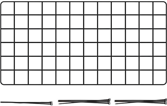 엘디엘마운트 이젤형 TV 스탠드 모니터 후면 메쉬망 APL-M01, 블랙, 1개