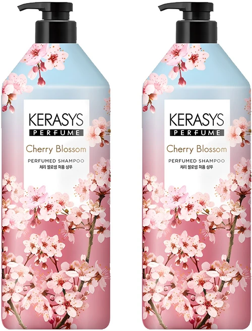 케라시스 퍼퓸 샴푸 체리 블라썸, 1L, 2개 - 쿠팡