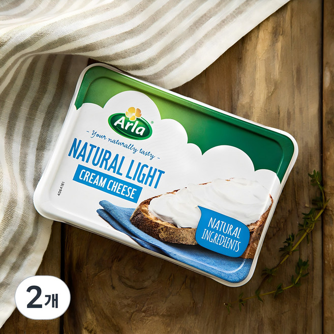 Arla 후레쉬 치즈 라이트, 150g, 1개입, 2개