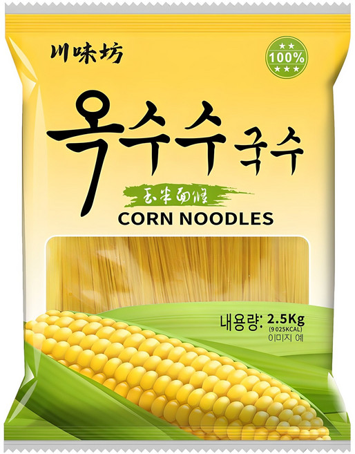 천미방 옥수수 국수, 2.5kg, 1개