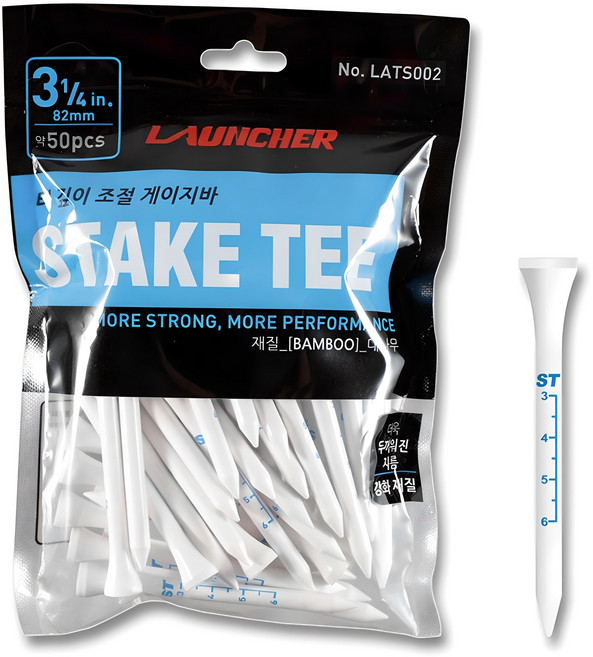 런처 스택 우드티, 혼합색상, 50개