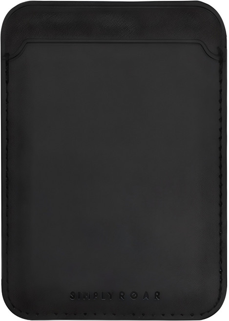 심플리로어 휴대폰 레더 카드 포켓 접착식, 블랙, 1개