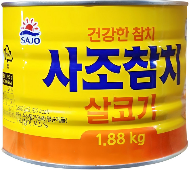 사조참치 살코기, 1.88kg, 1개