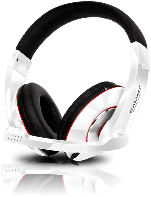 캐맥 유선헤드셋, CMK-1090MV, 화이트