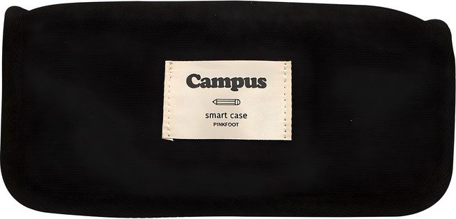핑크풋 9500 캠퍼스 파우치 필통, 블랙, 1개