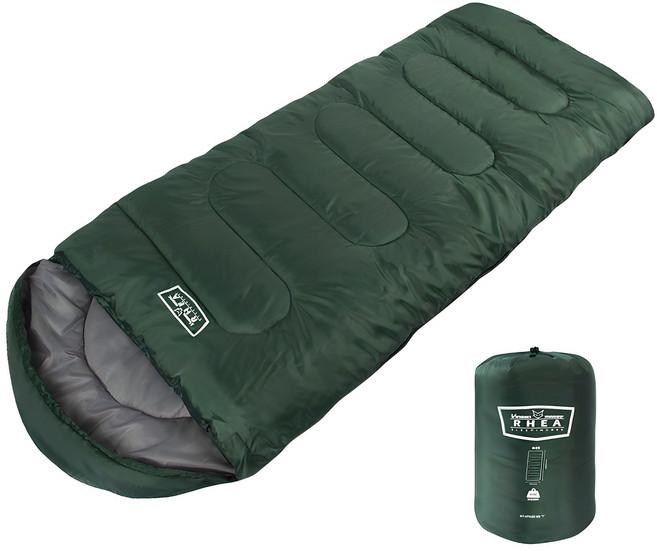 빈슨메시프 레아 머미형 캠핑 침낭, 그린, 1개