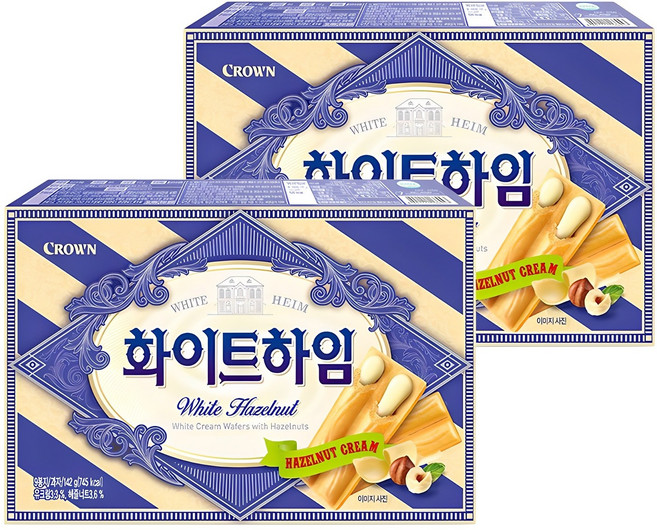 쵸코하임 화이트하임, 142g, 2개