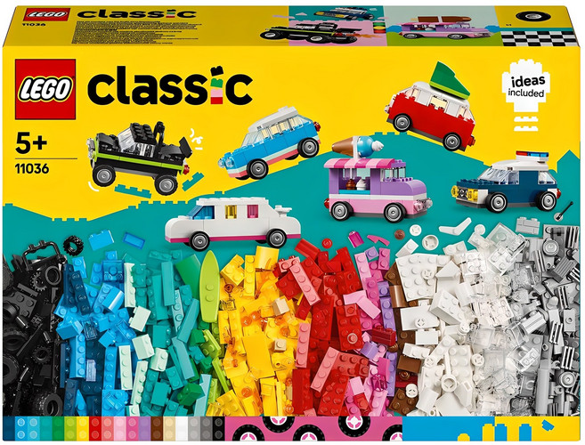 레고클래식 창의력 자동차 11036, 1개, 혼합색상