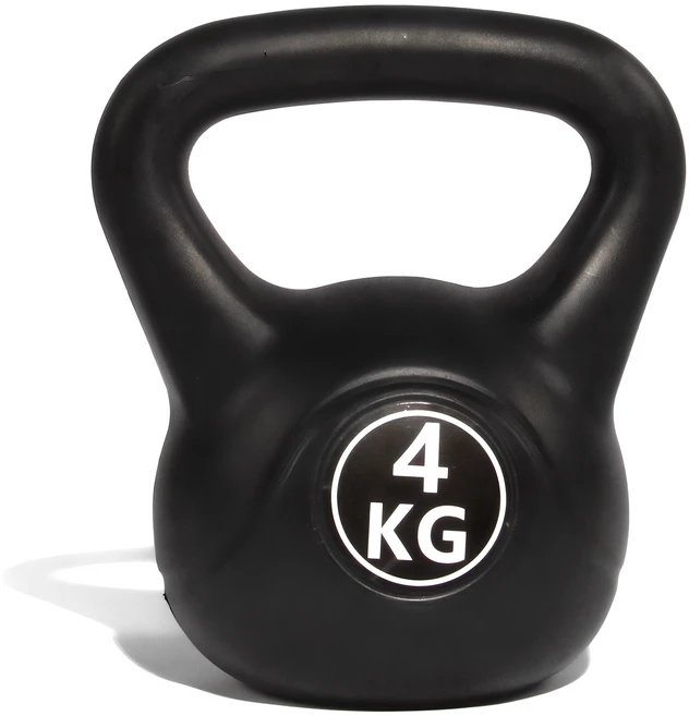 리브스포 코어 전신운동 케틀벨, 블랙, 4kg, 1개 - 쿠팡