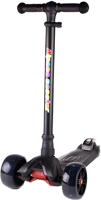 알파카 스쿠터 몬스터휠 탈부착식, 블랙, 1개