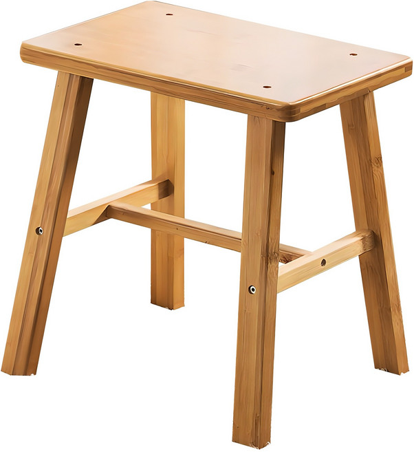 밴프 원목 미니 스툴 사각 350, 우드, 1개