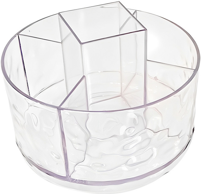 윈프라이스 회전 화장품 소품꽂이, 1개, 투명