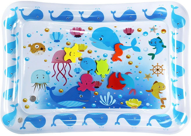 브로키 워터매트 유아 촉감발달완구, 혼합색상, 1개