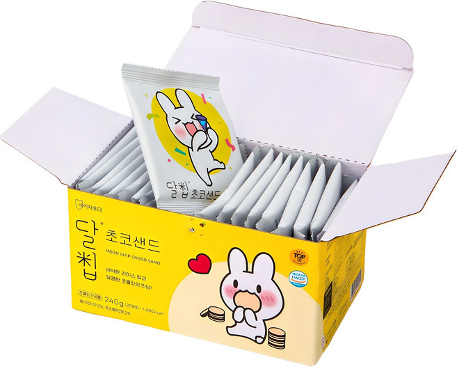 달칩 초코샌드, 240g, 1개