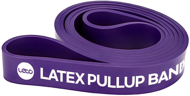 레토 풀업 라텍스 턱걸이 근력운동밴드, 퍼플, 1개