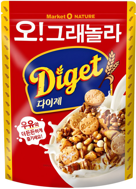 마켓오네이처 오 그래놀라 다이제 시리얼, 300g, 1개