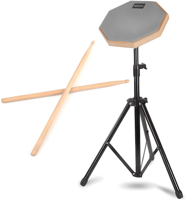 모나코올리브 휴대용 드럼연습패드 + 스틱 + 가방 풀세트, 혼합 색상, 1세트