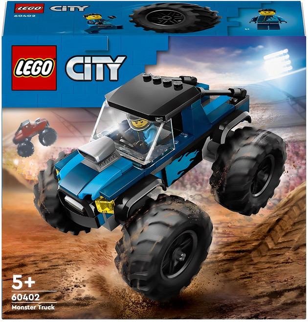 레고 시티 60402 파란 몬스터 트럭, 혼합색상, 1개