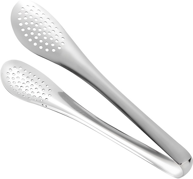 살림의기술 올스텐 타공 샐러드 집게, 실버, 1개