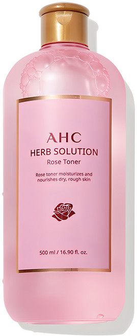 AHC 허브 솔루션 로즈 토너, 500ml, 1개