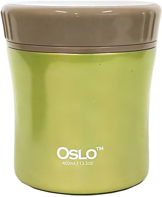 오슬로 스테인레스 스틸 푸드자, 그린, 400ml, 1개