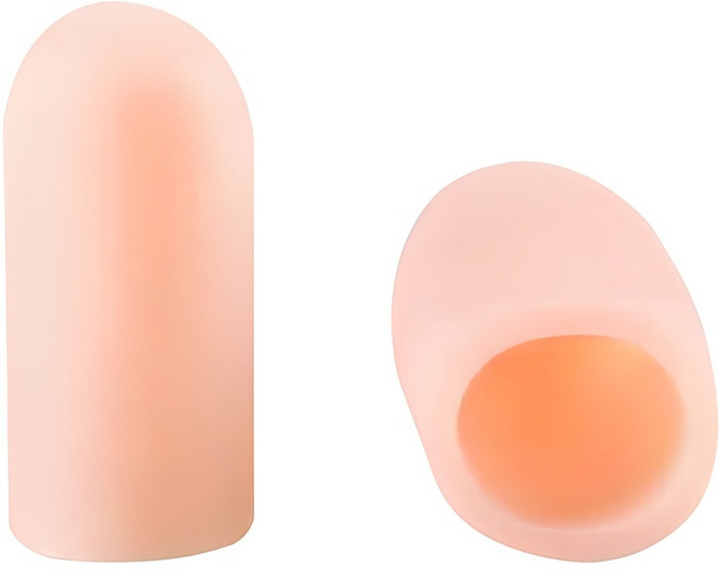 미다인터내셔널 손가락 보호 골무 소, 살구, 1개