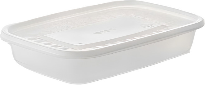 NS 사각 죽용기 세트, 50개, 650ml