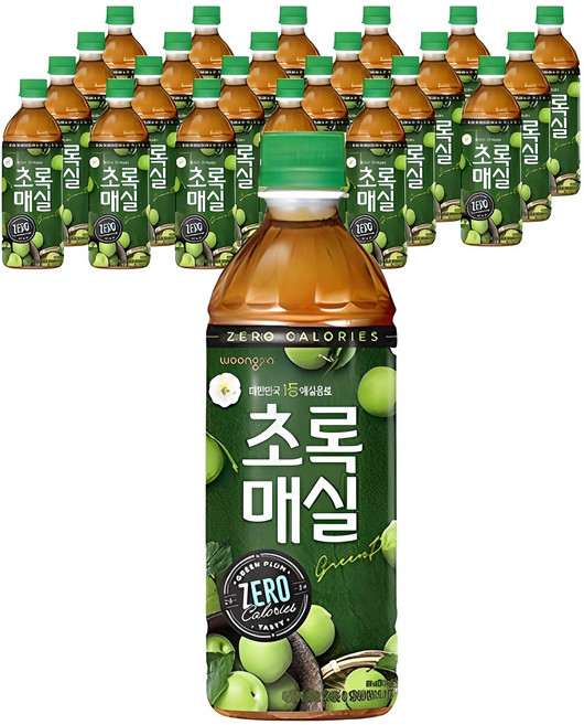 초록매실 제로, 500ml, 24개