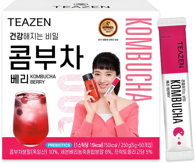 티젠 콤부차 베리, 5g, 50개입, 1개