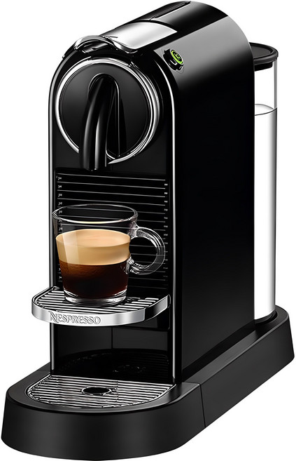 네스프레소 시티즈 캡슐커피머신, D113, 블랙