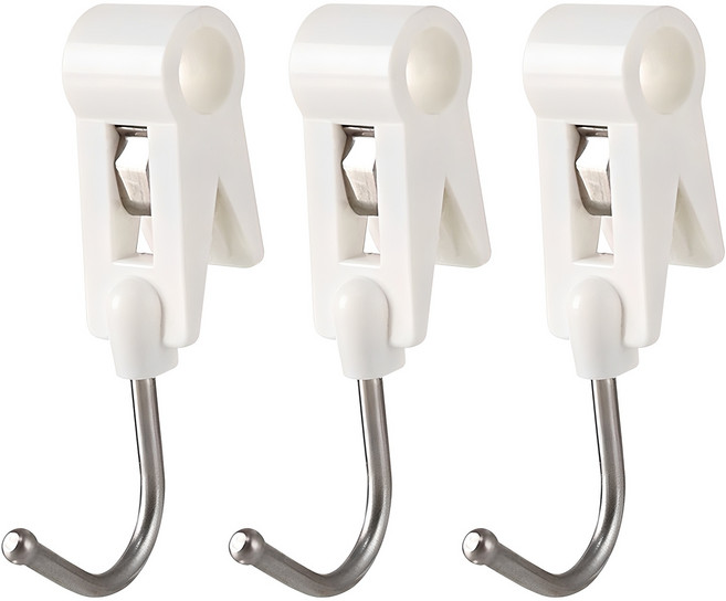 구디푸디 파이프 3p 집게 주방 고리, 3개