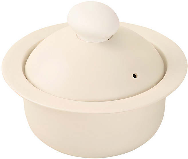 해피정 몽글 도자기 만능 계란찜기 1호, 17.5cm, 1개