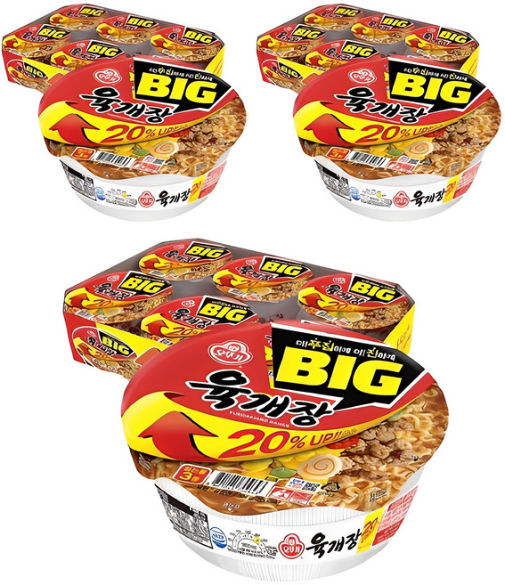 OTOKI 不倒翁 增量版辣牛肉湯麵, 104g, 18入