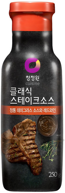 청정원 클래식 스테이크소스, 250g, 1개