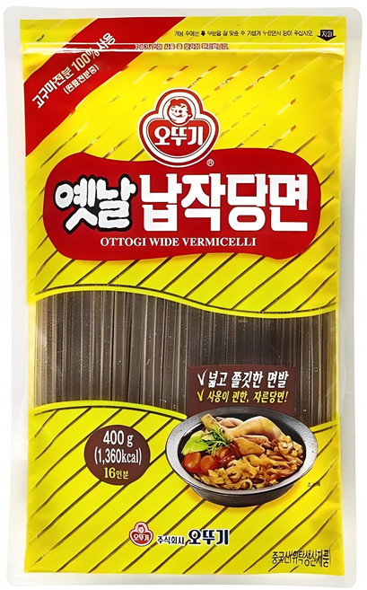 오뚜기옛날 납작당면, 400g, 1개