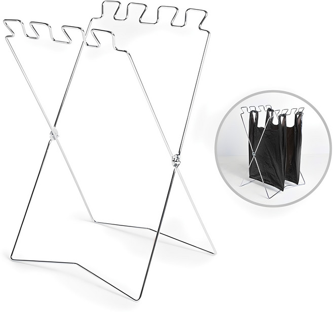 코멧 홈 캠핑용 접이식 쓰레기봉투걸이, 1개