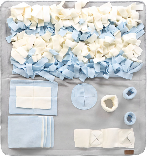 딩동펫 노즈워크 담요, 그레이, 1개