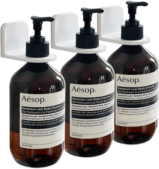 공중부양 샴푸걸이 홀더, 3개