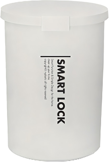 라이피스트 스마트락 밀폐 휴지통, 아이보리
