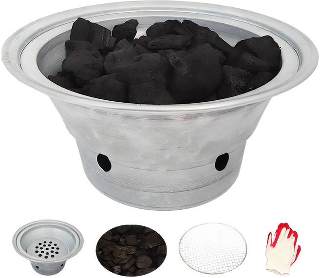 지피니 일회용화로대 모두다 숯그릴, 1세트