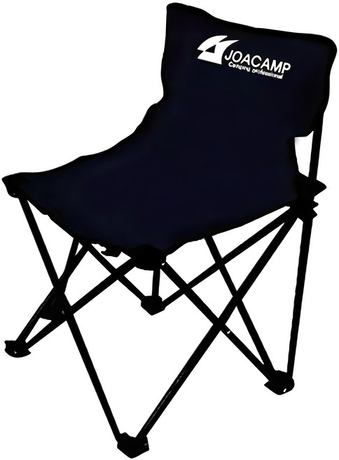 조아캠프 등받이 낚시의자 소, 블랙, 1개