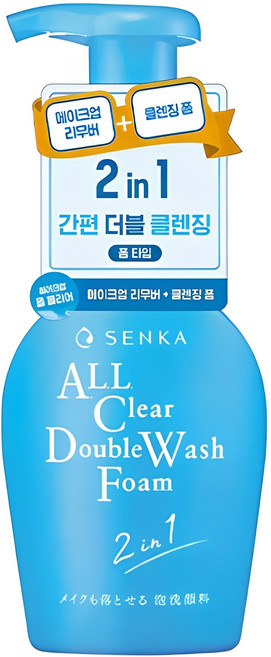 센카 올 클리어 더블 더블유 클렌징 폼, 150ml, 1개