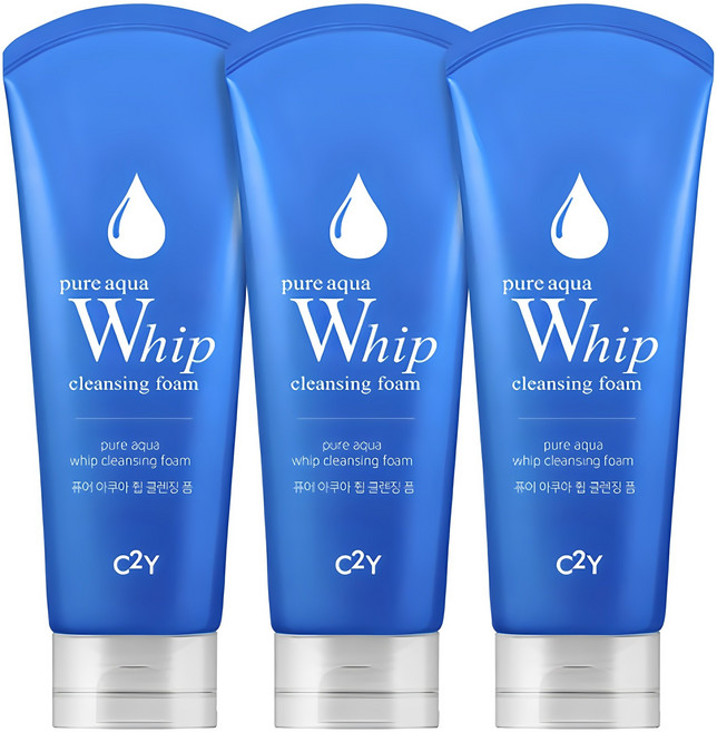 시투와이 퓨어 아쿠아 휩 클렌징 폼, 220ml, 3개