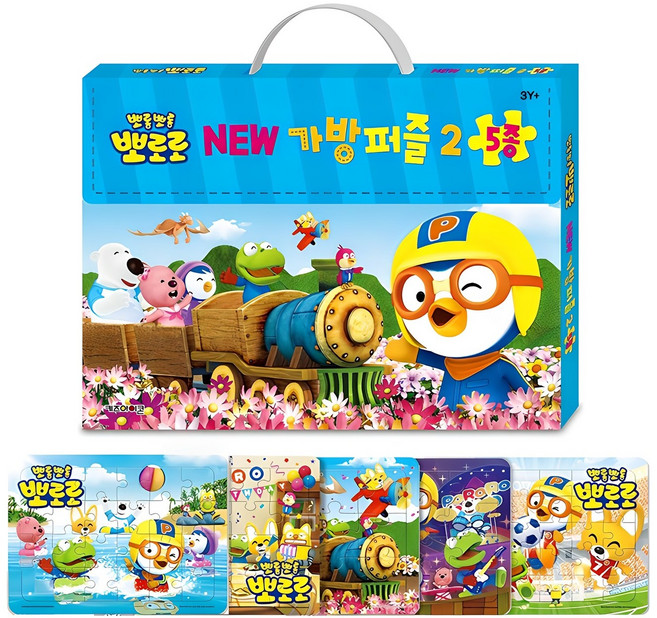 뽀롱뽀롱 뽀로로 New 가방퍼즐 2(2020):, 2, 키즈아이콘